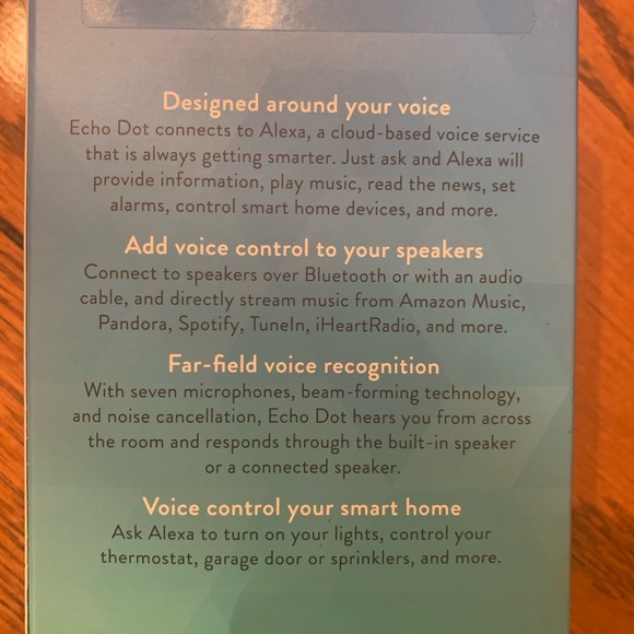 Brand new Echo Dot still in taped box. - Picture 2 of 4